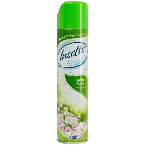 Insette 2-in-1 Air Freshener, 300ml, Spring Flowers