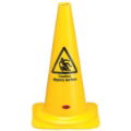 Yellow Caution Cone, 53cm High