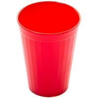 200ml Fluted Tumbler, Red