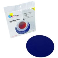 19cm Non-Slip Round Tablemat, Blue