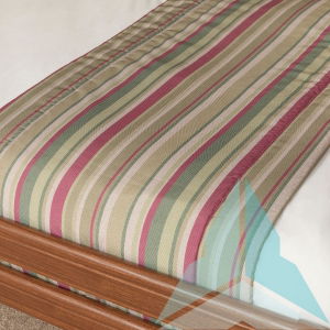 Highland Fern Interlined Bed Runner