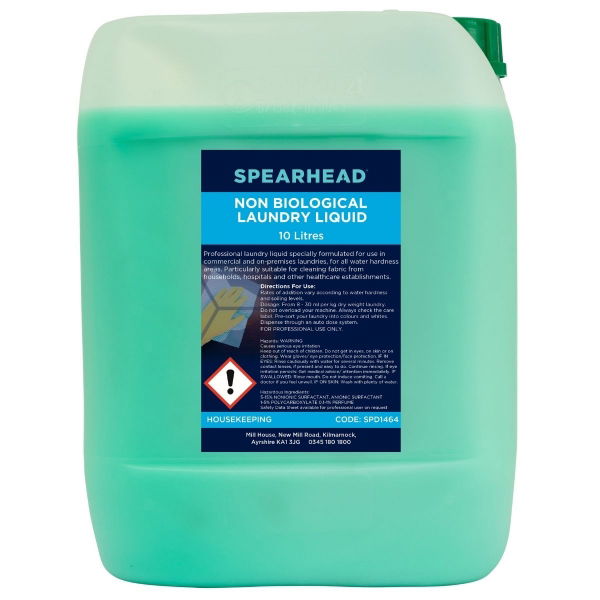 Non Bio Laundry Liquid, 10 Litre