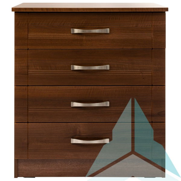 Iona 4 Drawer Chest in Opera Walnut