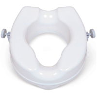 White Raised Toilet Seats