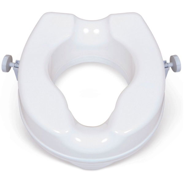 White Raised Toilet Seats