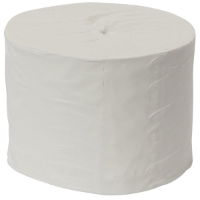 2 Ply White Compact Coreless Toilet Rolls