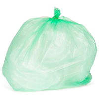 Green Soluble Strip Laundry Sacks