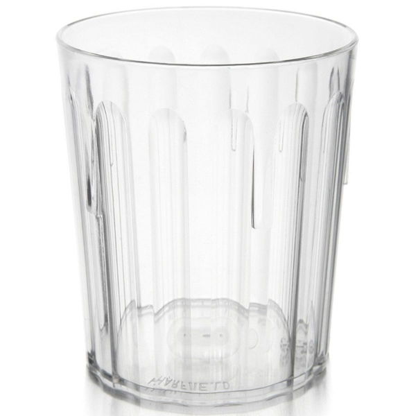 220ml Fluted Tumbler, Clear