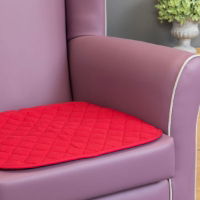 Washable Chair Pads, Wine