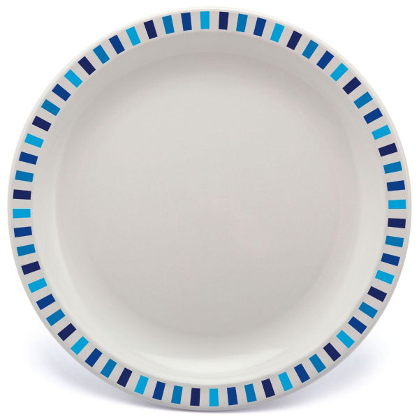 17cm Polycarbonate Plates With Patterned Rim