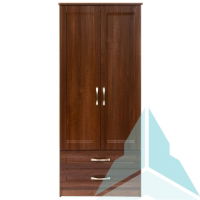 Iona Gents Wardrobe in Opera Walnut