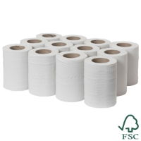 2 Ply White Mini Centre Feed Rolls