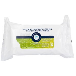 Virucidal Surface Cleaning & Sanitising Wet Wipes