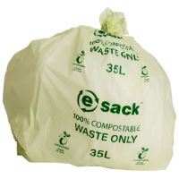 Compostable Bin Liners, Printed