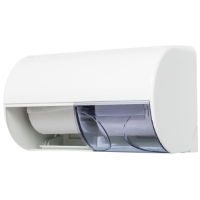 Twin Toilet Roll Dispenser, Lockable