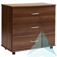 Argyle 3 Drawer Chest in Walnut