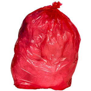 Red Waste Sacks, Heavy Duty