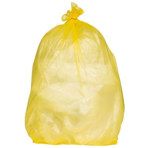 Yellow Waste Sacks, Heavy Duty