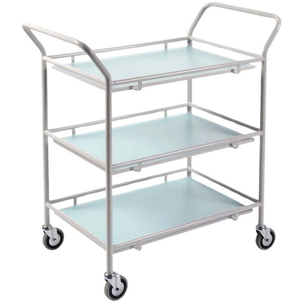 Three Tier Trolley, Laminated Shelves