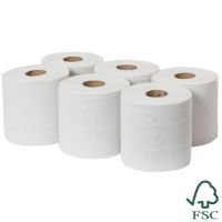 2 Ply Soft White Standard Centre Feed Rolls