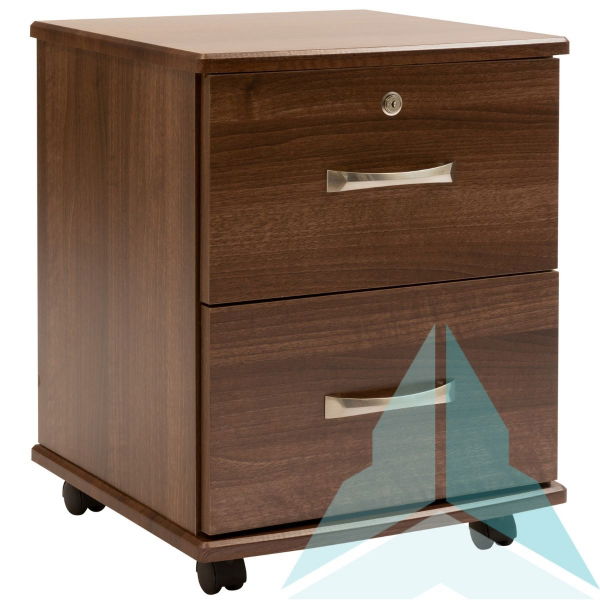 Argyle 2 Drawer Bedside Cabinet in Walnut