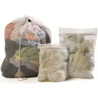 Net Laundry Bag with Zip, 46 x 64cm