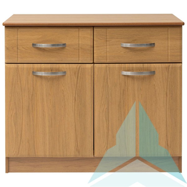 Cheviot 2 Drawer & Door Sideboard, Medium Oak