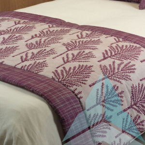 Kashmir Amethyst Interlined Bed Runner