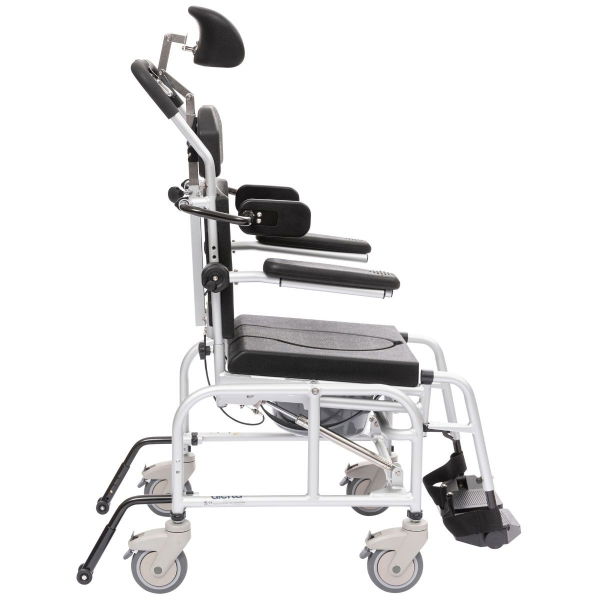 Deluxe Tilt-In-Space Commode & Shower Chair, Adjustable Height