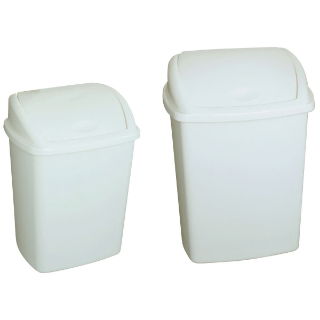 Plastic Swing Top Bins