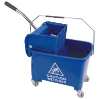 20 Litre Mop Bucket & Wringer With Castors