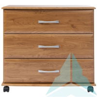 Coniston 3 Drawer Chest, Dark Oak