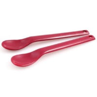 Maroon Feeding Spoons, Small