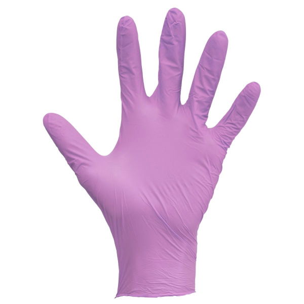 Nitrile Pink Powder Free Gloves