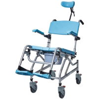 Tilt-In-Space Commode & Shower Chair, Adjustable Height
