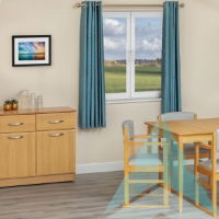 Havana Teal Blackout Lined Eyelet Curtains