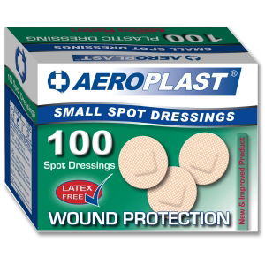 Washproof Small Spot Plasters, 2.25cm