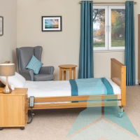 Havana Teal 2 Interlined Bed Runner