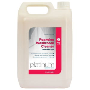 Platinum Foaming Washroom Cleaner, Concentrate, 5 Litre