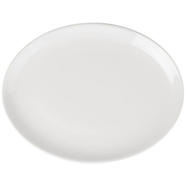 Athena White Oval Coupe Plates