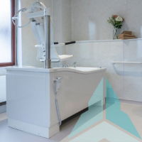 Premium Care Bath with Powered Seat