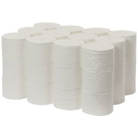 2 Ply White Compact Coreless Toilet Rolls