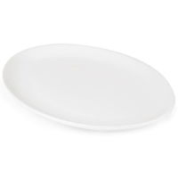 Athena White Oval Coupe Plates