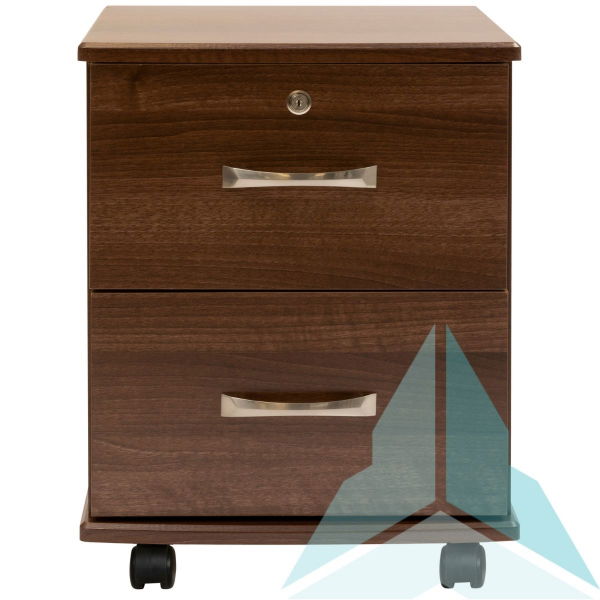 Argyle 2 Drawer Bedside Cabinet in Walnut