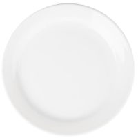 Athena White Narrow Rim Plates, 17cm