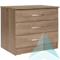 Fernlee 3 Drawer Chest, Grey Oak