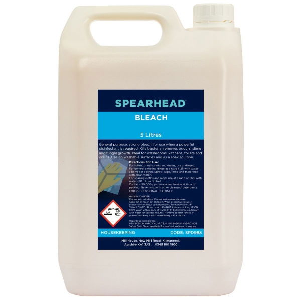 Essential Bleach 4.9%, 5 Litre