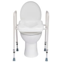 Toilet Seat Aid, Adjustable Height