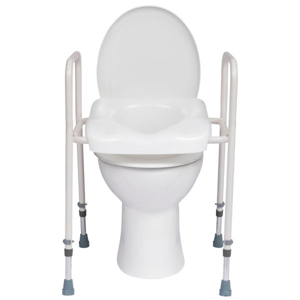 Toilet Seat Aid, Adjustable Height