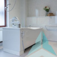 Premium Care Bath with Powered Seat